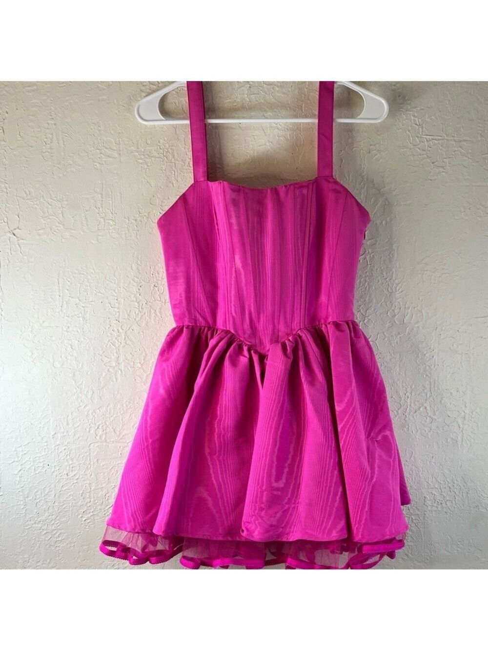 Dolls Kill Sugar Thrillz Magic Moves Corset Dress in Hot Pink